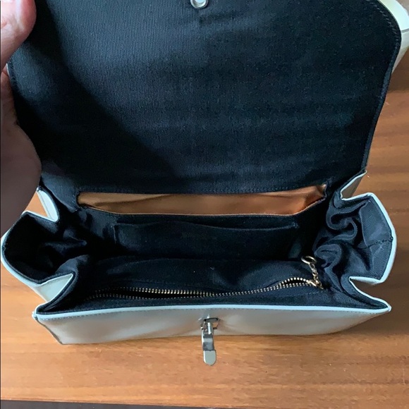 Vintage Neiman Markus Mini Bag 💼 Light Grey - Picture 4 of 8